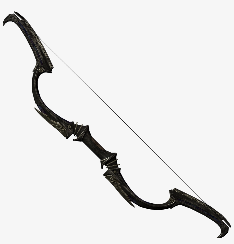 Dwarven Black Bow Of Fate, transparent png