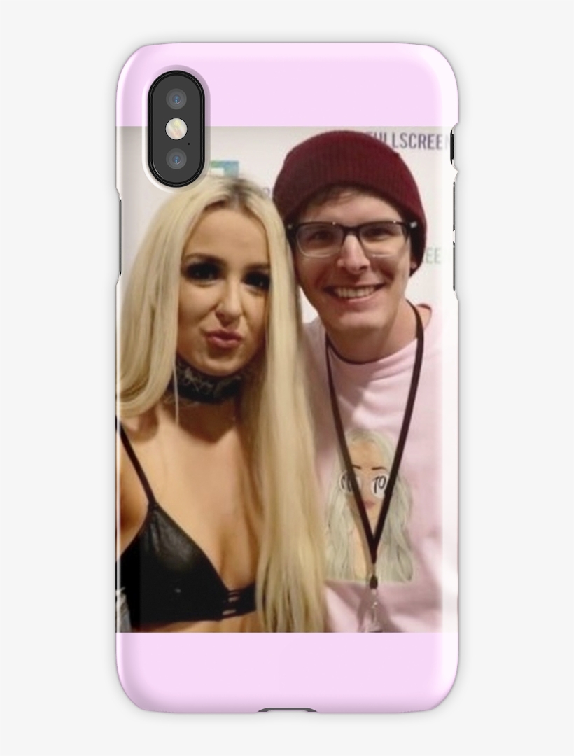 'tana Mongeau And Idubbbztv Meeting Meme' Iphone Case - Tana Mongeau And Idubbbz, transparent png