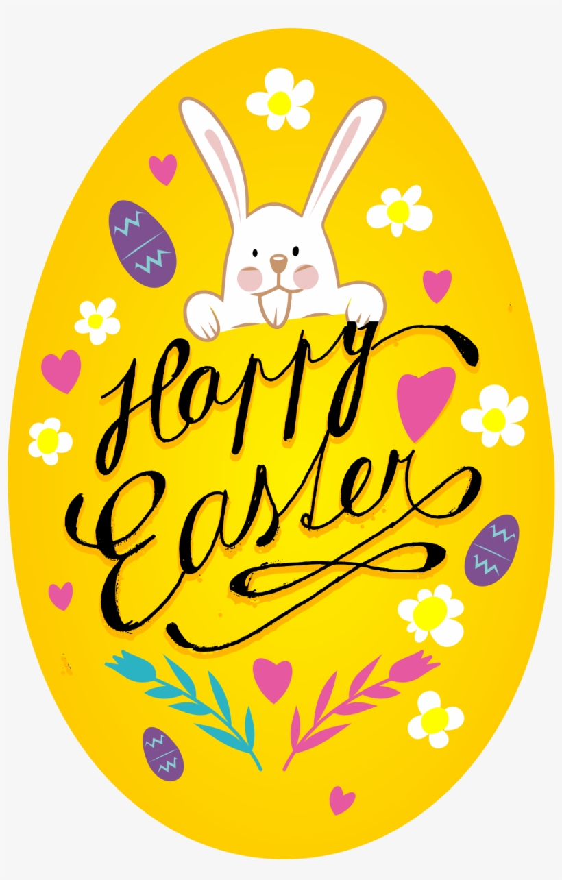 Big Image - Clipart Happy Easter Egg, transparent png