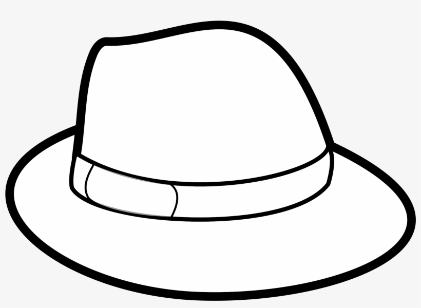 Pirate Hat Clipart Free - Hat Png Black And White, transparent png