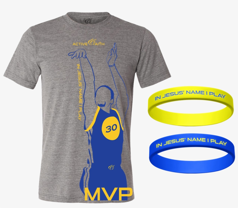 Steph Curry Mvp Bundle - Bella + Canvas Howard Tri-blend Short Sleeve T-shirt., transparent png