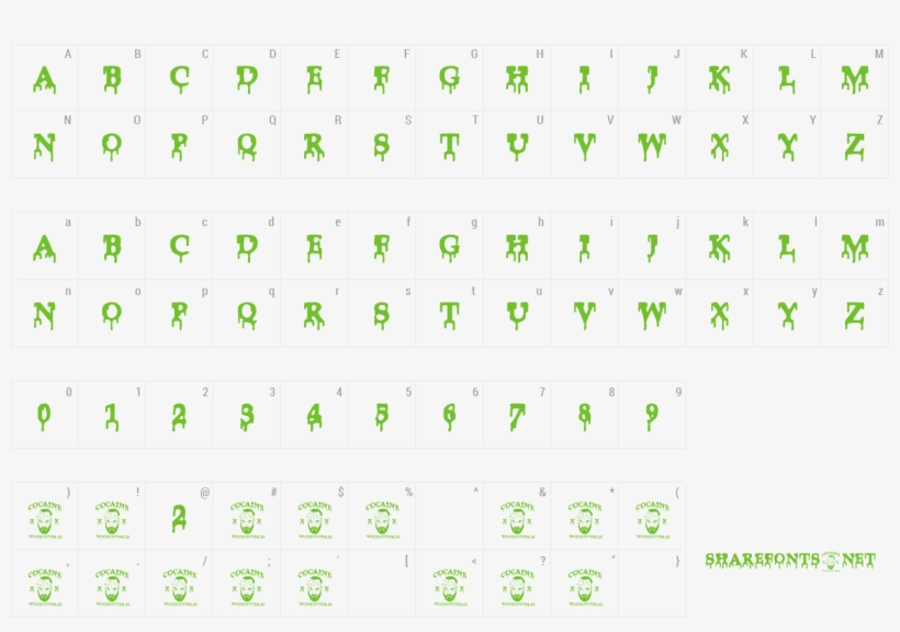 Font Cocaine Preview - Sifonn Font, transparent png