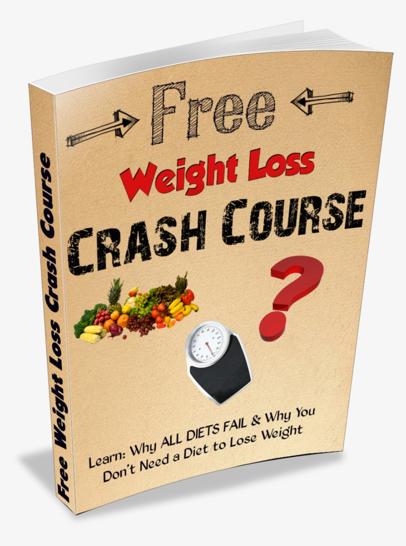 Weight Loss Crash Course 3d Book Cover - Book Free Weight Loss, transparent png