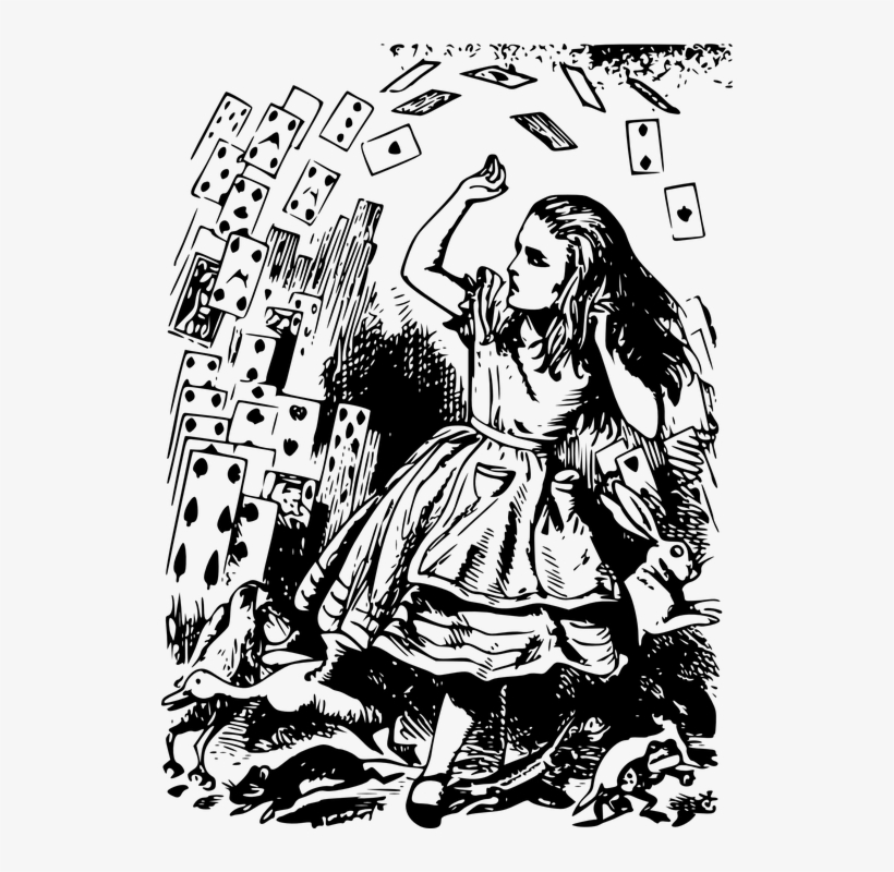Alice, Wonderland, Cards, Flying, Fantasy, Fairy, Tale - Smart Card: Developer's Kit, transparent png