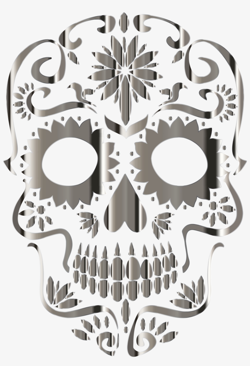 Clipart - Sugar Skull Transparent, transparent png