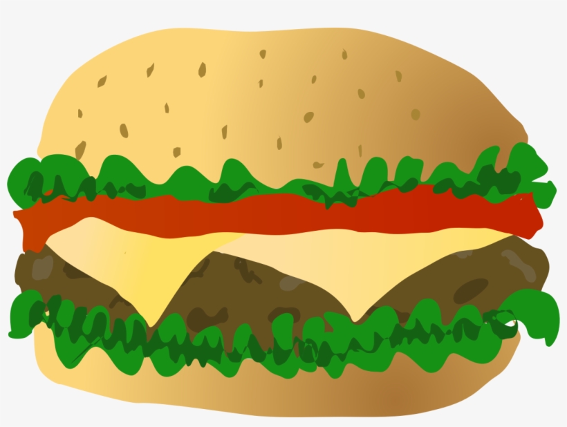 Big Image - Hamburger, transparent png