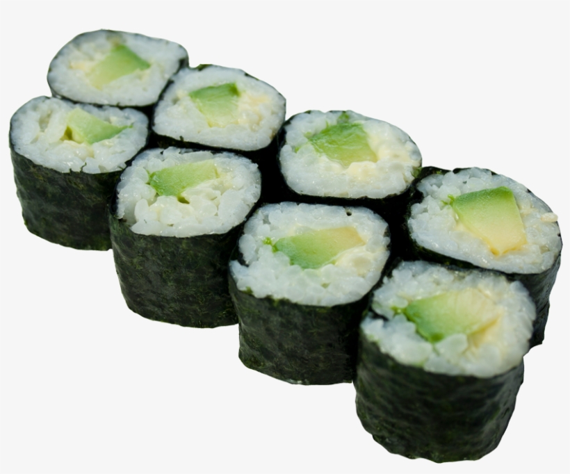 Avocado Roll Png Photos - Avocado And Cucumber Maki, transparent png