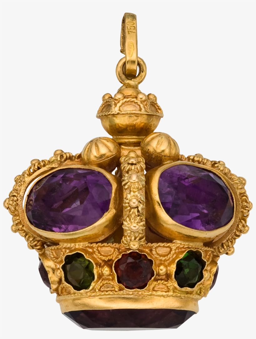Crown Icon - Png Purple Gold Crown, transparent png