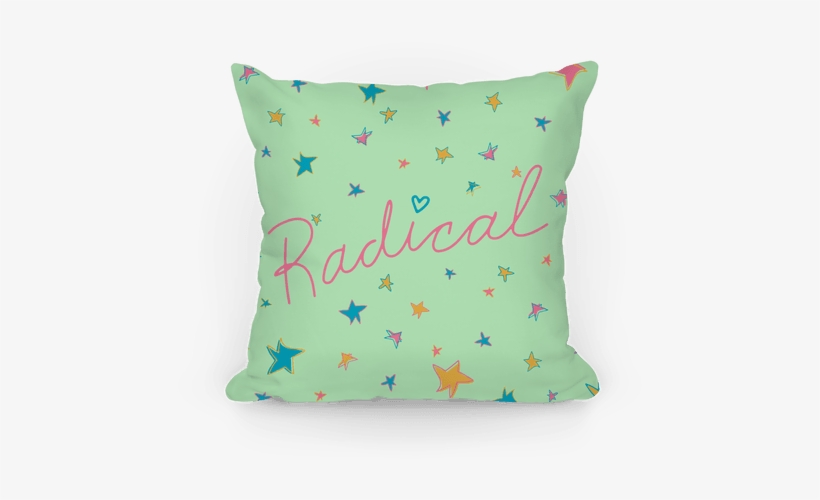 Radical 90s Pillow - 1990s, transparent png