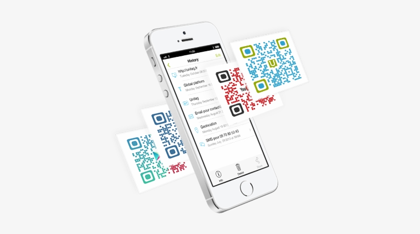 Qr Code Scanner Unitag - Mobile App Qr Code Scanning, transparent png