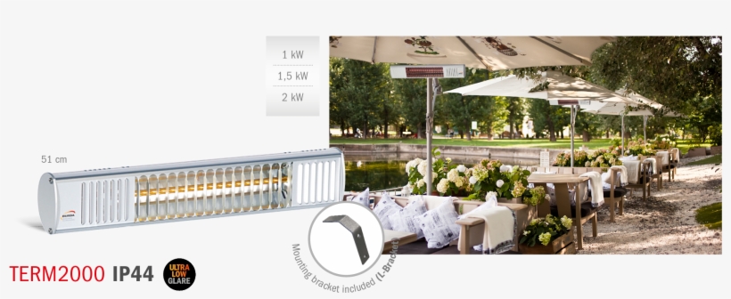 View Larger Image - Burda - Rampe De Chauffage Électrique 2kw 61cm Noir, transparent png