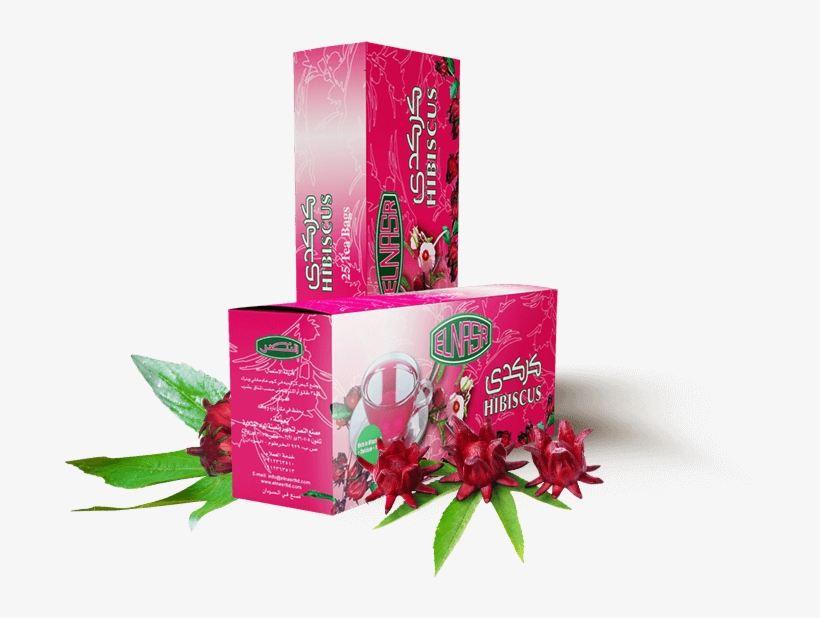 Hibiscus Tea Bags - كركدي سوداني, transparent png