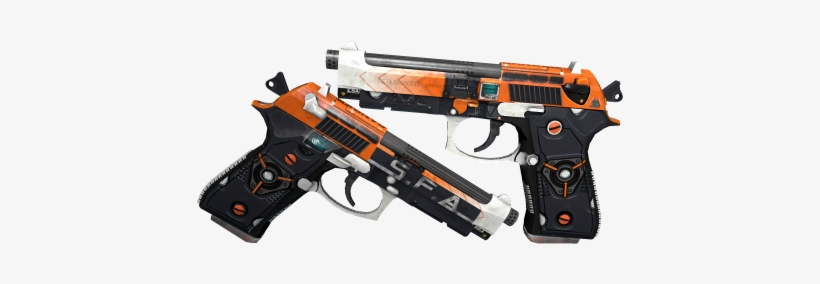 Dual Berettas Twin Turbo Csgo, transparent png