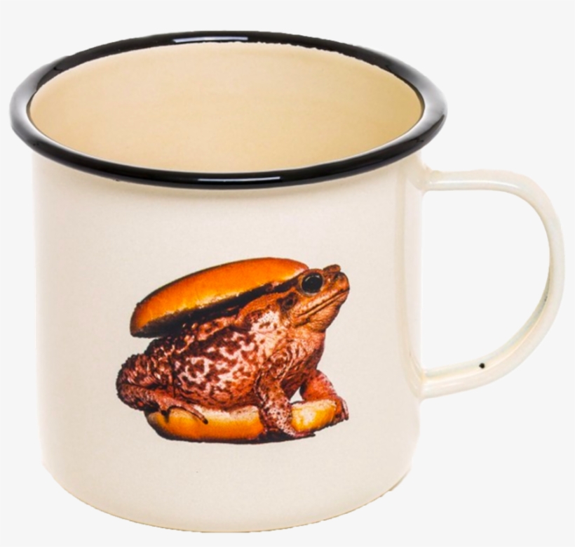 Seletti Tea & Coffee - Toiletpaper Mug 'toad', transparent png