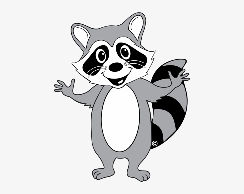 Robinson Raccoon - Robinson Elementary Raytown, transparent png