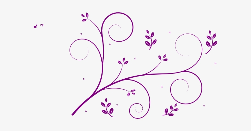 Small - Vine Line Drawing Flower, transparent png
