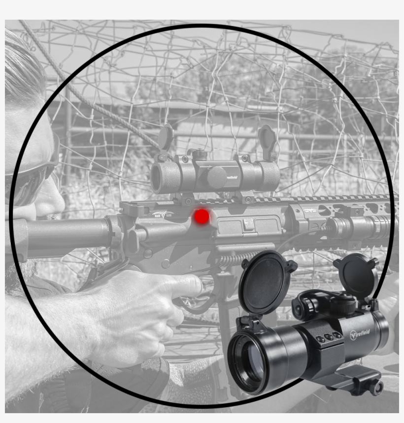 An Improvement Form Iron Sights, Firefield Red Dot - Firefield Agility 1x25 Dot Sight With Multi-dot Reticle, transparent png