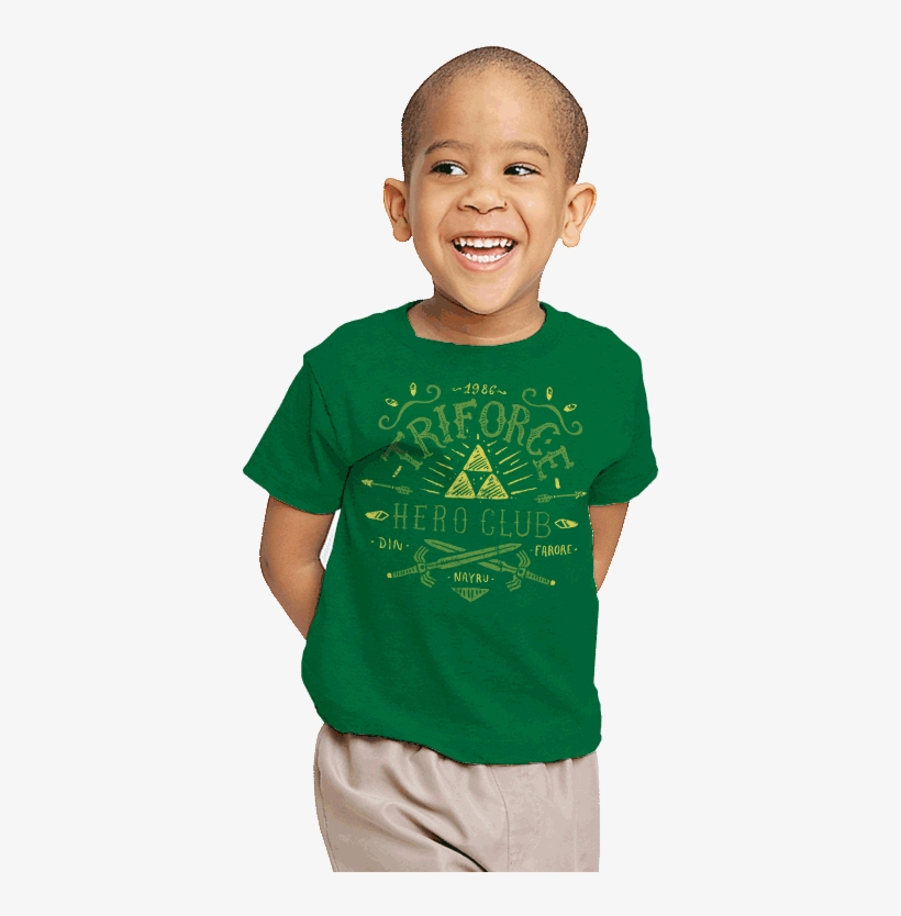 Triforce Hero Club - T-shirt, transparent png