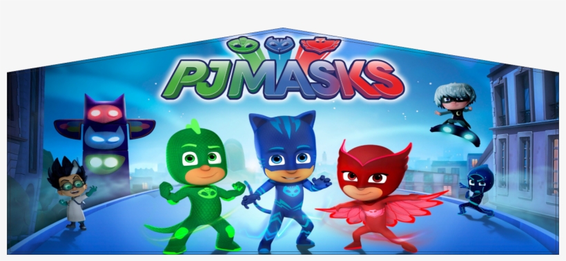 Home / Medium Jumping Castle Themes / Pj-masks - Pj Masks Vs Bad Guys, transparent png