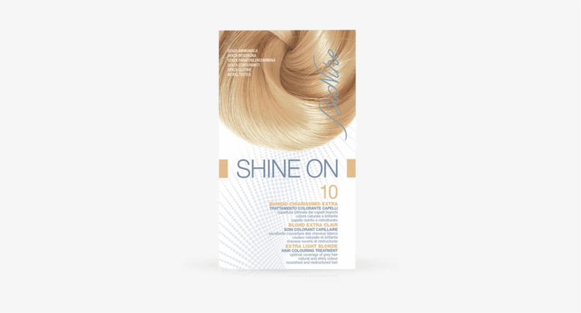 Shine On 10 Extra Light Blonde Hair Colouring Treatment - Bionike Shine On Treatment Dyes Hair Light Blonde 9, transparent png