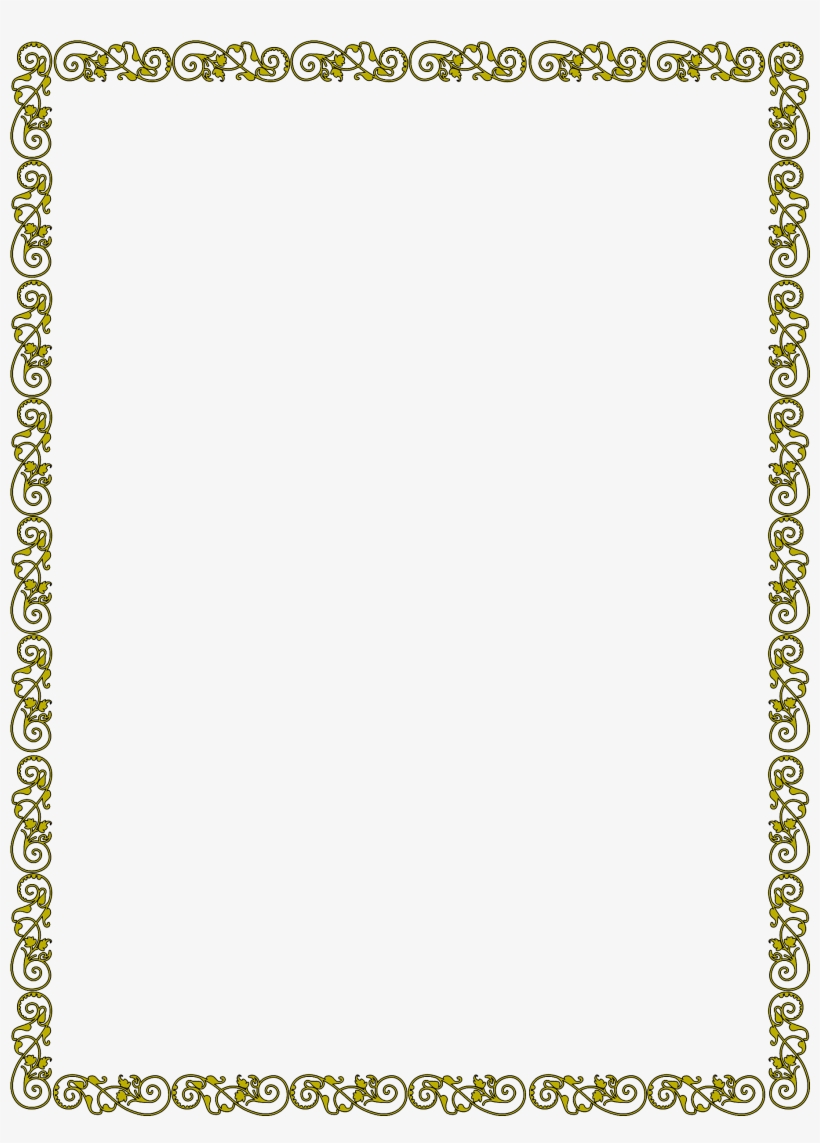 Border Vintage Frame Profile - Library, transparent png