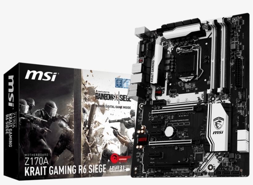 Z170a Krait Gaming R6 Siege - Z170 Krait Gaming 3x, transparent png