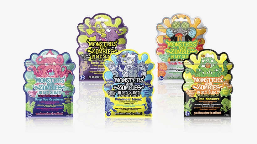 Monsters And Zombies - Monsters And Zombies In My Slimy, transparent png