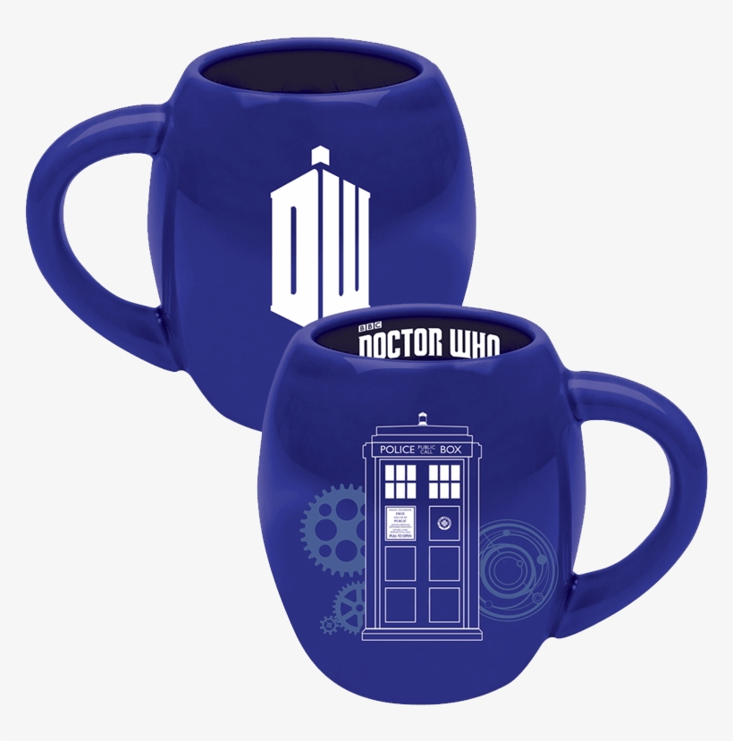 Doctor Who Oval Tardis Mug - Doctor Who: Oval Ceramic Mug, transparent png