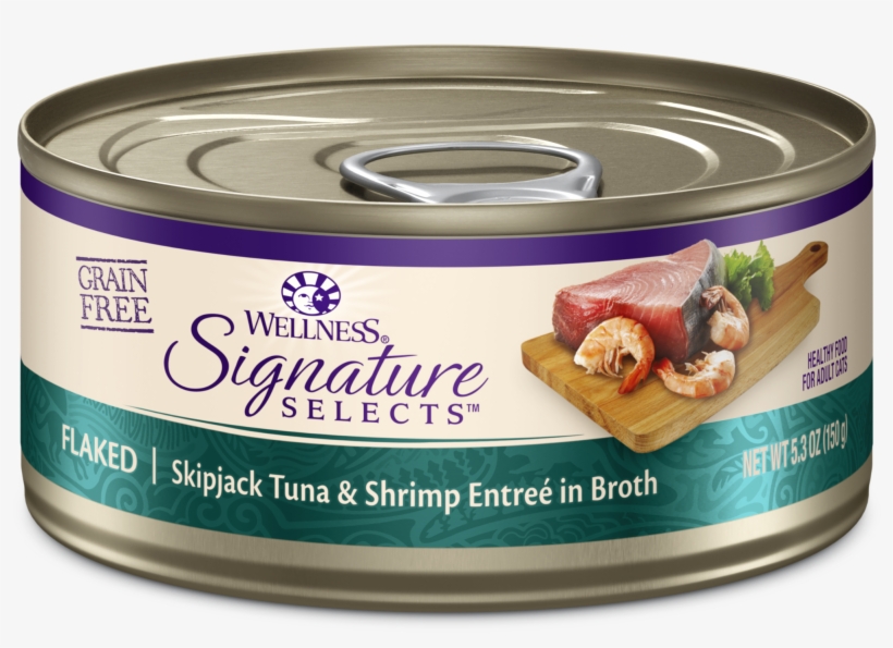 Signature Selects Flaked Tuna And Shrimp - Wellness Core Signature Selects Grain Free Flaked Skipjack, transparent png