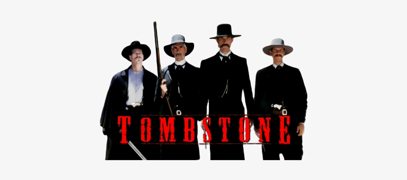 Tombstone Movie Image With Logo And Character - Tombstone Movie Poster 24x36, transparent png