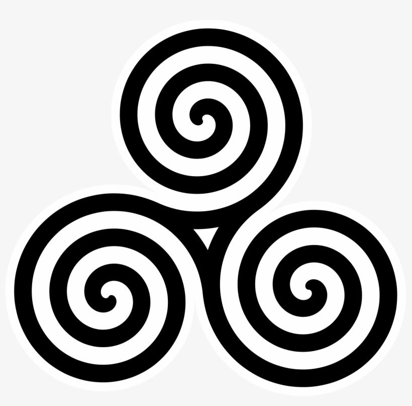 Open - Celtic Spiral, transparent png