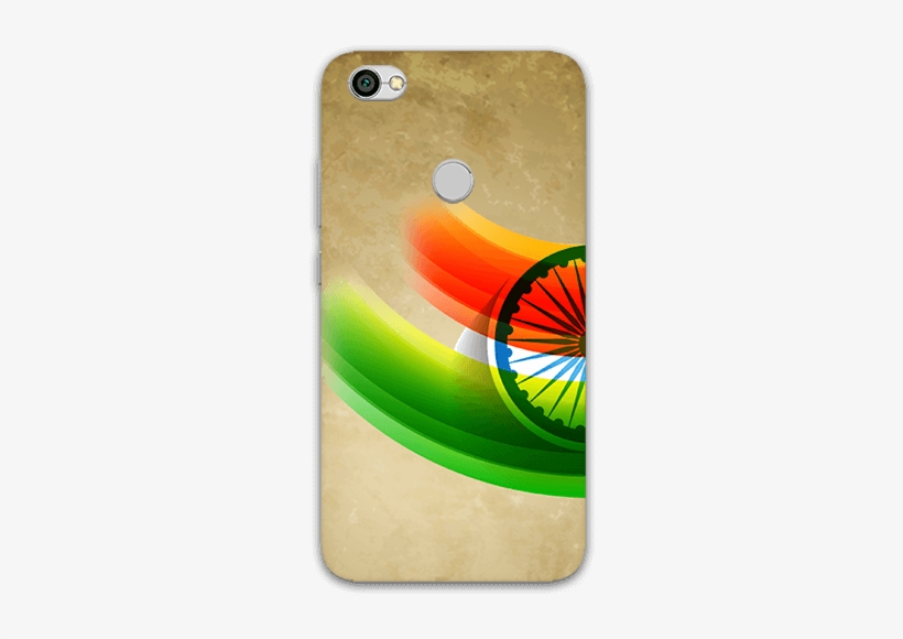 India Tricolor With Ashok Chakra Redmi Y1 Mobile Back - Mobile Phone Case, transparent png
