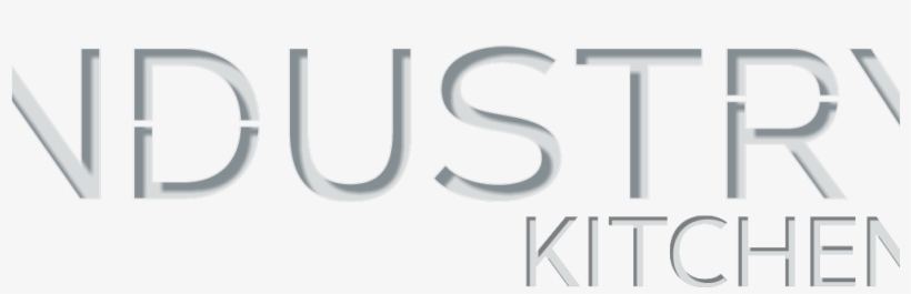 Industry Kitchen Logo 1200x300px Shadow White - Industrial Kitchen, transparent png