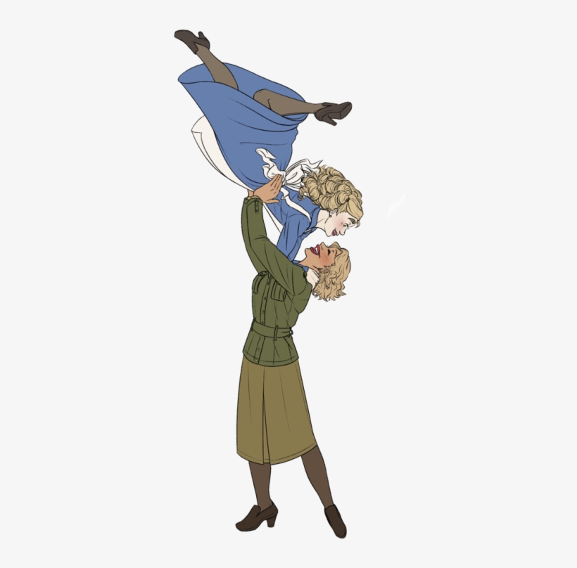Have Some Vintage Lesbian Swing Dancing - Cartoon, transparent png