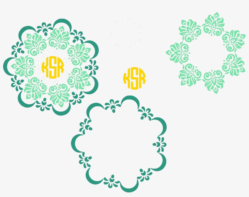 Monogram, Personal Use, Monogram Frame - Sweetcreations122 9 Bridesmaid Robes 2 Flower Girl, transparent png