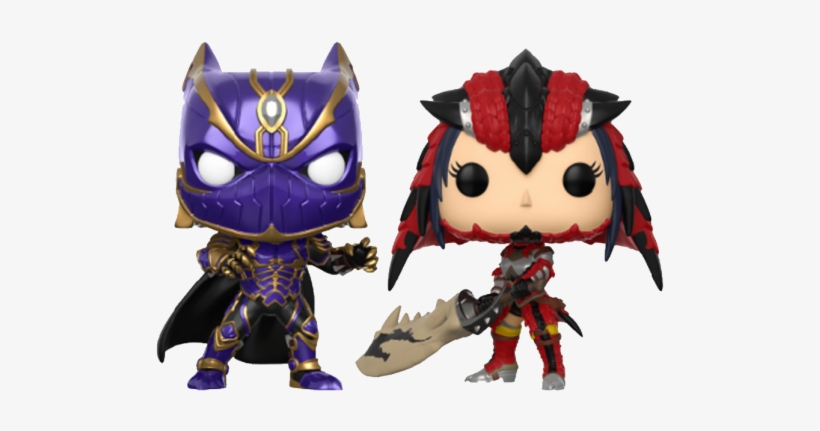 Marvel Vs Capcom - Funko Pop Black Panther Vs Monster Hunter, transparent png