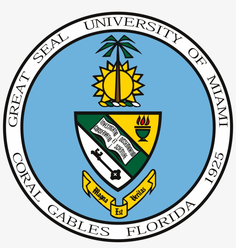 University Of Miami Logo Png Transparent - University Of Miami School Seal, transparent png