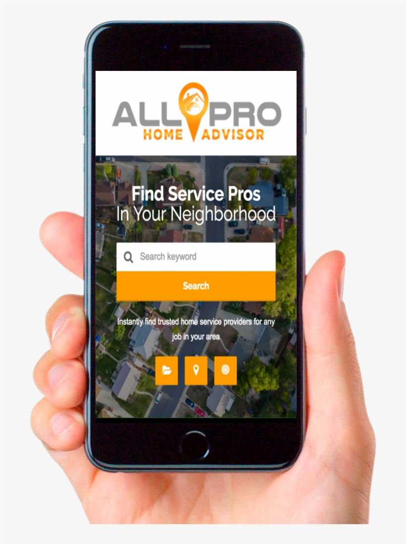 Find Service Pros On The Go Download The All Pro Home - Management, transparent png