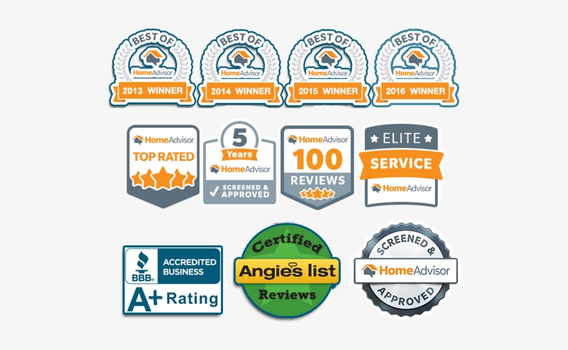 Accredited Business Home Advisor Top Rated 539x450 PNG Download