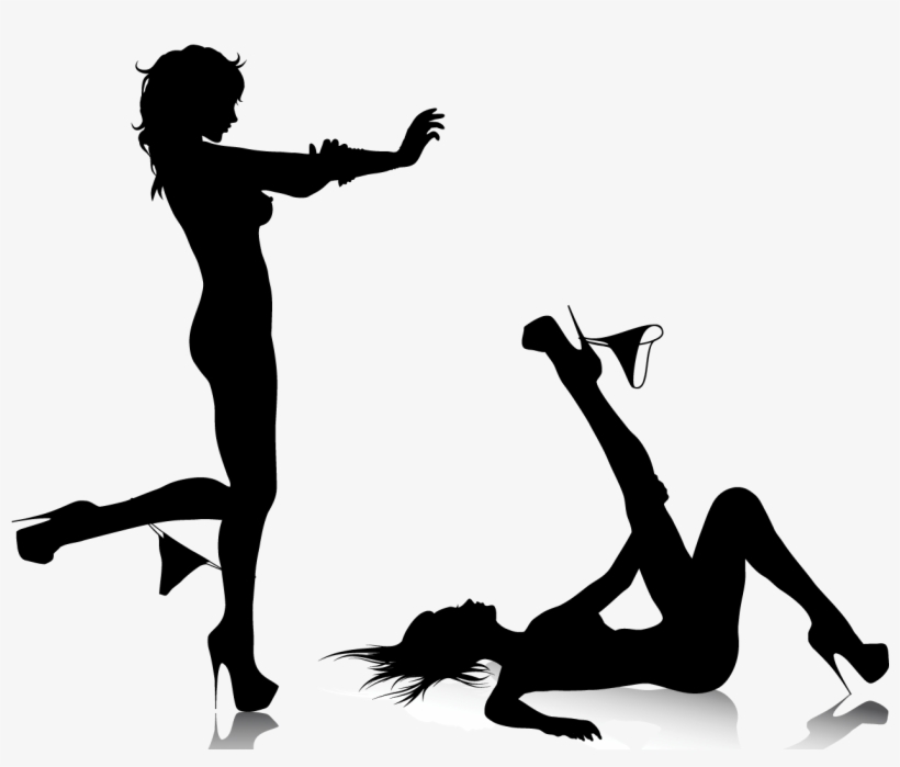 Girls Silhouttes Png For Editing Or Design - Silhouette Png Woman Sexy, transparent png