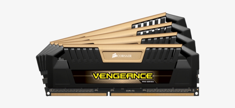 View Full Size - Corsair Vengeance Pro 32gb 4x8gb Ddr3 2400 Memory, transparent png