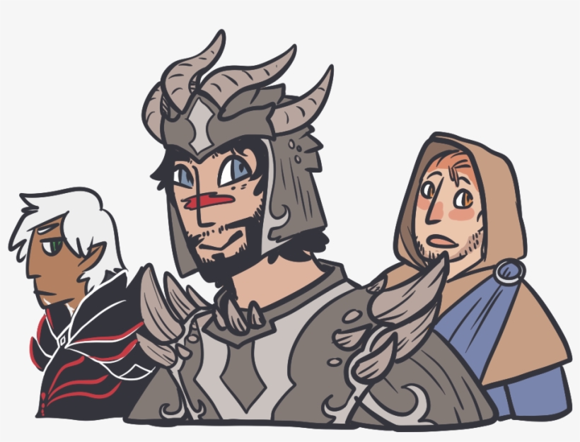 Dovahkiin Hawke - Cartoon, transparent png