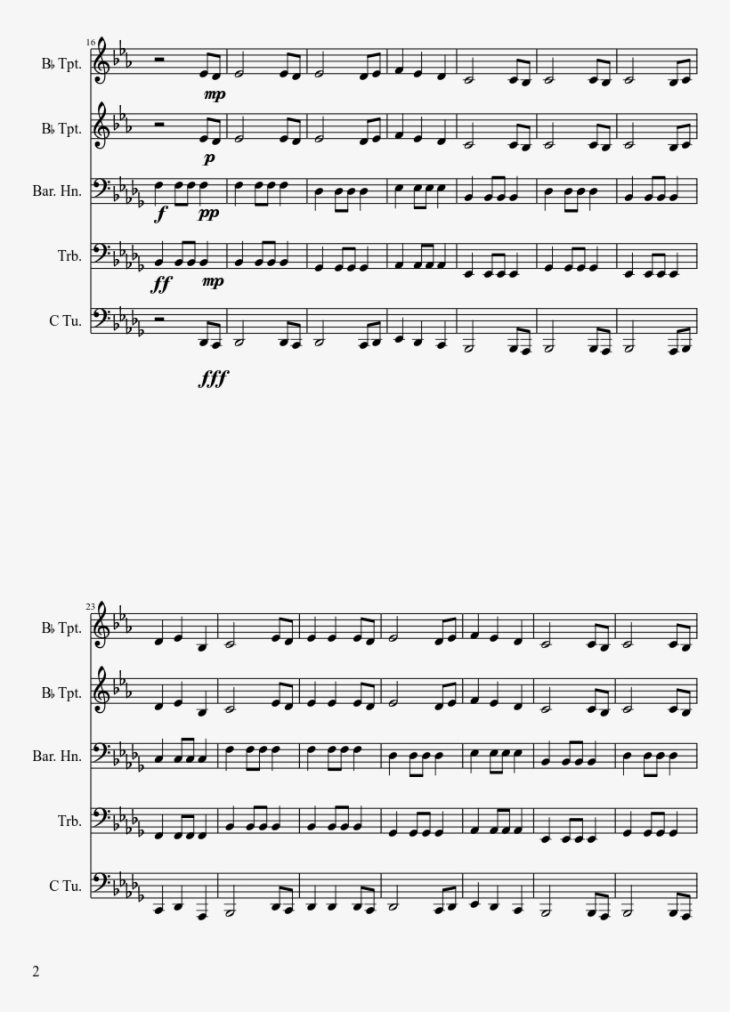 Dovahkiin Brass Quintet Sheet Music Composed By Arr - Wind Waker Title Theme Violin, transparent png