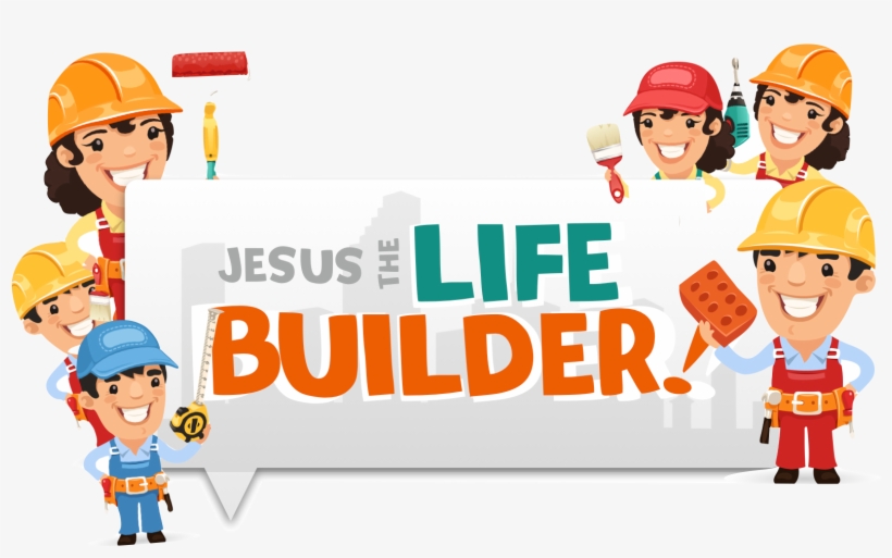 Jesus The Life Builder Trans - Cartoon, transparent png