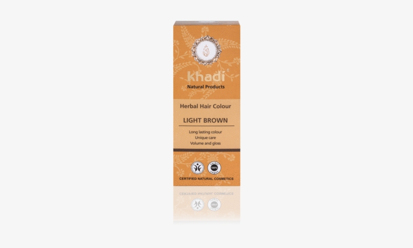 Herbal Hair Colour Light Brown - Khadi Herbal Hair Colour - Light Brown 100g, transparent png