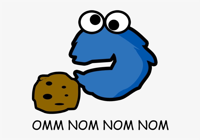 Won Won Won Wwo Cut The Rope 2 Cookie Monster Text - Nom Nom Nom Cartoon, transparent png