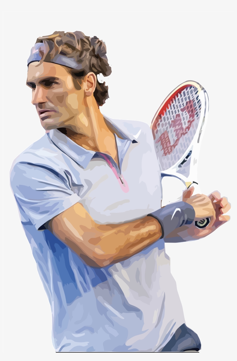 Roger Federer - “, transparent png