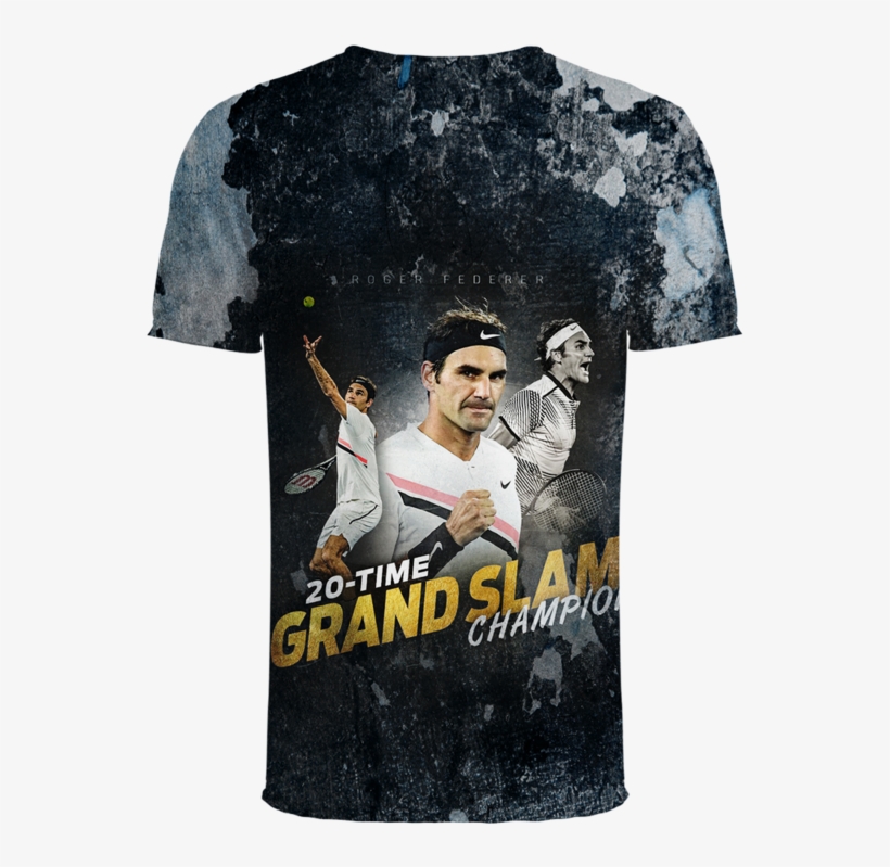 Roger Federer Tennis 3d T-shirt - Tennis, transparent png