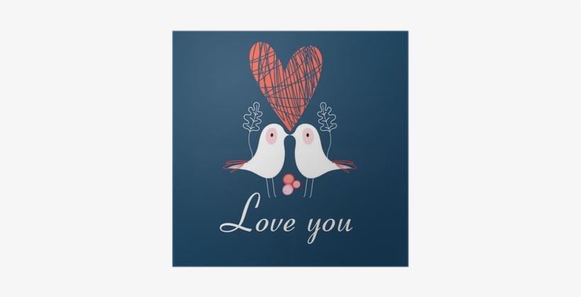 Funny Birds In Love, transparent png
