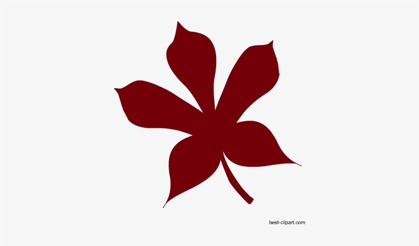 Free Red Leaf Clip Art Image In Png Format - Fall Leaves Photo Booth Props, transparent png